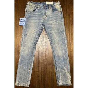 Boys Evolution In Design Slim Fit Light Wash Distressed Jeans Size 14